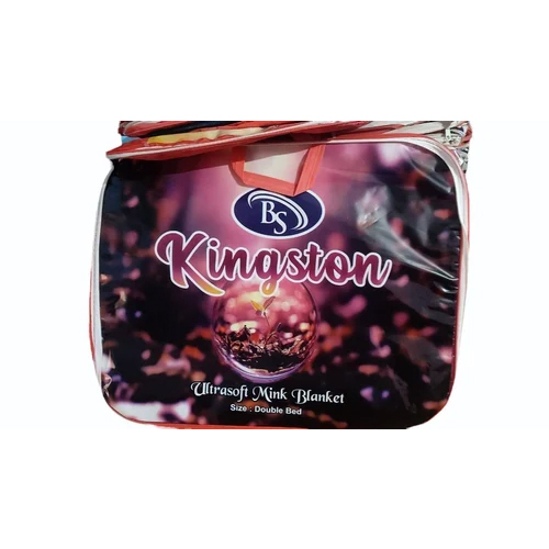 2.5kg Kingston Non Woven Blanket Bag - Non Woven Material, 16x10x8 Inch , Multi-Coloured Design for Organising Blankets and Household Items