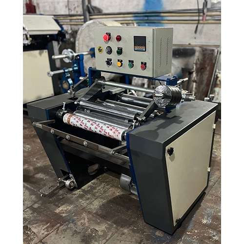 Industrial Aluminium Foil Rewinding Machine - Automatic Grade: Semi-automatic