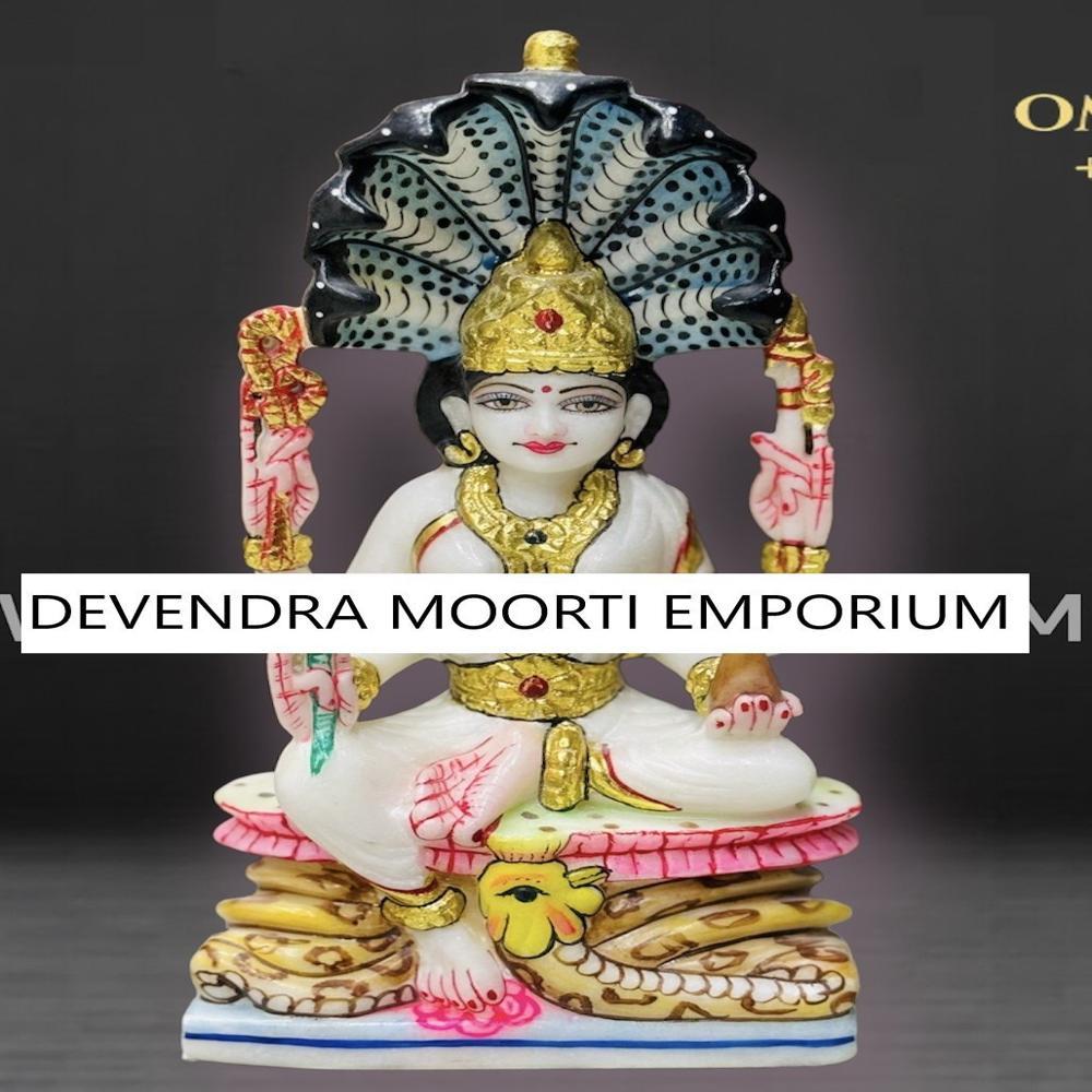 MARBLE PADMAVATI MATA STATUE IN MUMBAI
