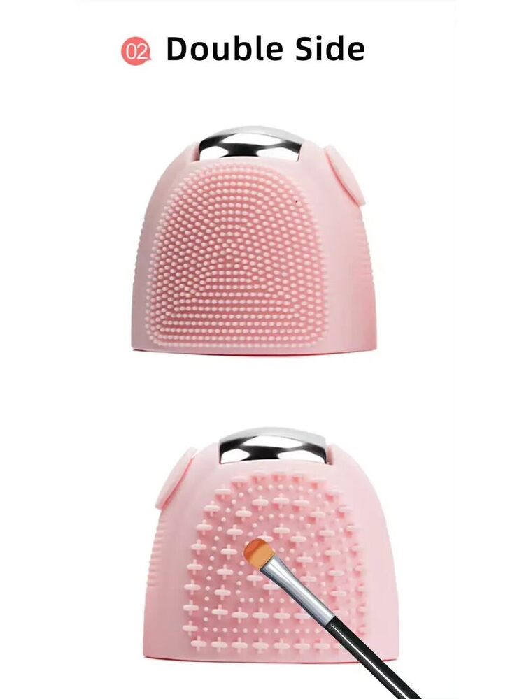 3 In 1 Reusable Face Ice Roller - Bpa-free Silicone Material Compact Design | Ergonomic Grip Attached Lid Easy To Use And Clean