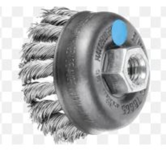 Wire Cup Brush Knotted Stainless 65 mm