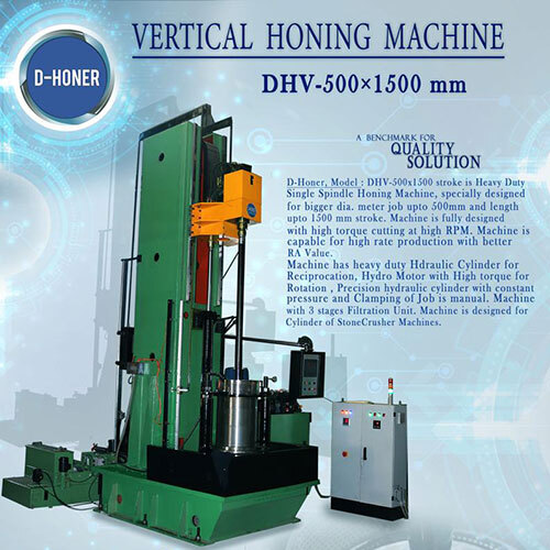 Dvh-Vertical Honing Machine - Operating Type: Automatic