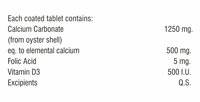 Calcium tablet