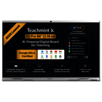 Teachmint X2 Pro 86" With Octacore Processor ,hybrid Classroom Solution - Advantage: Boosts Engagement & Interactive Learning