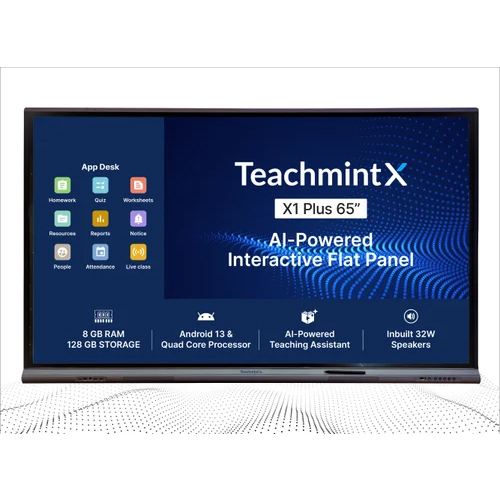 Interactive Flat Panel - Teachmint X - 65 Inch - Advantage: Enhanced Learning