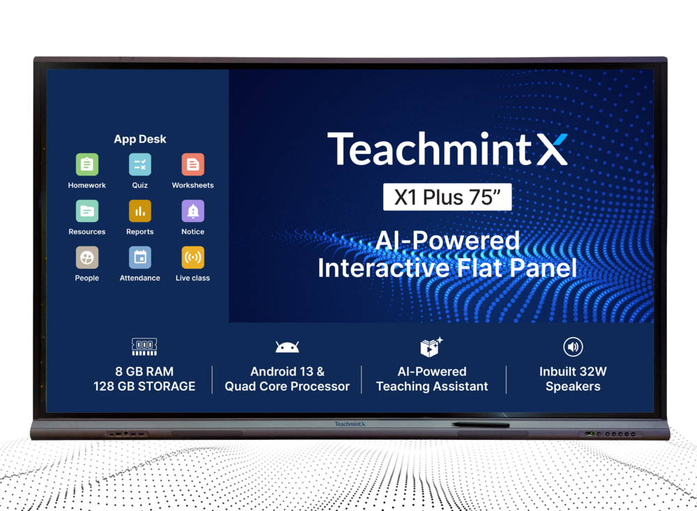 Teachmint X 75 Inch Premium Interactive Flat Panel
