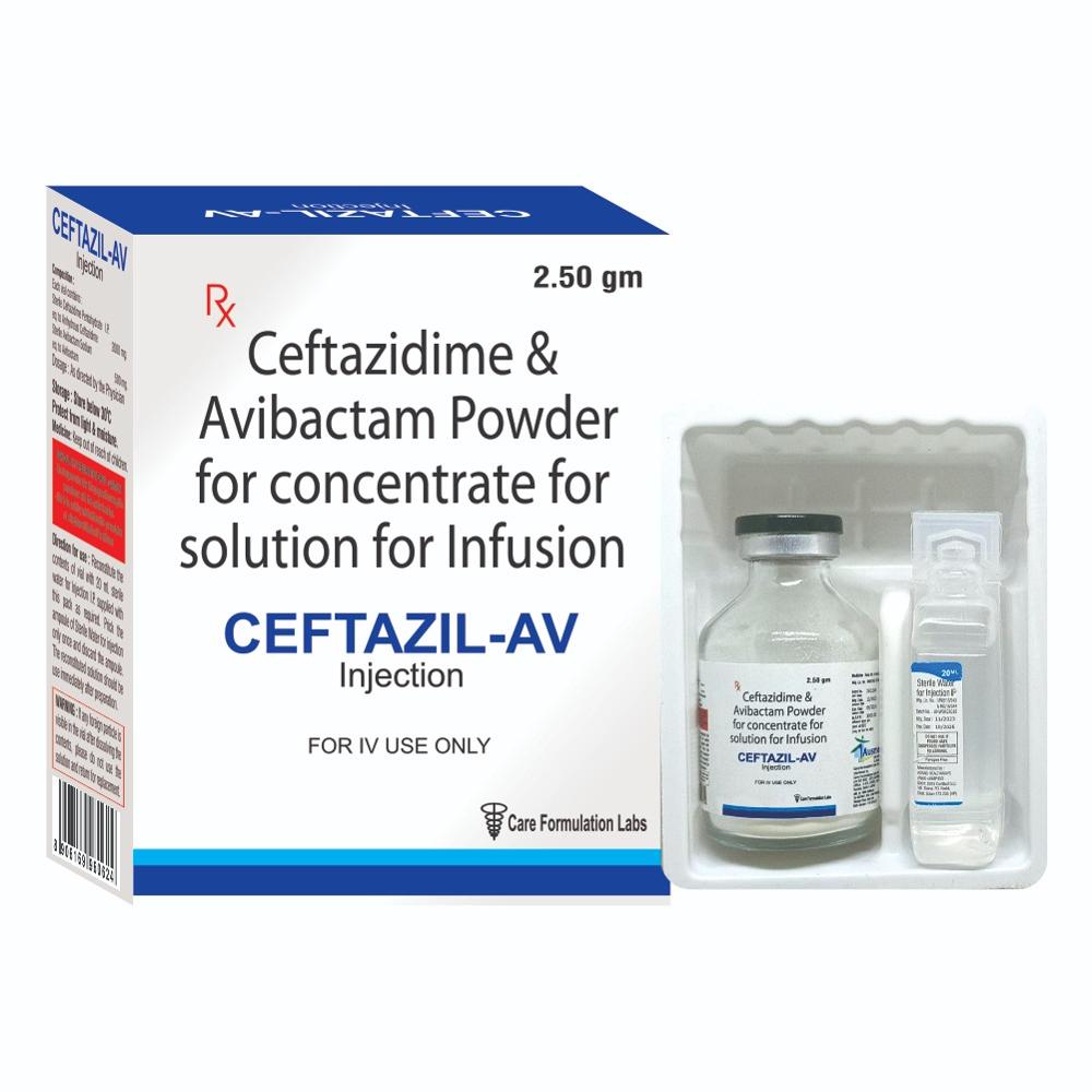 Ceftazidime Pentahydrate I.P Anhydrous Ceftazidime 2000mg. Sterlie Avibactum Sodium  500mg injection