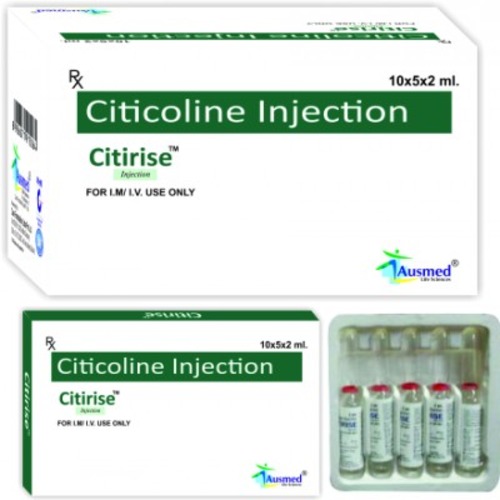Citicoline Sodium IP eq. to Citicoline 250 mg. Water for injection IP .