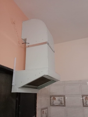 Exhaust Hood Chimney - Material: Stainless Steel