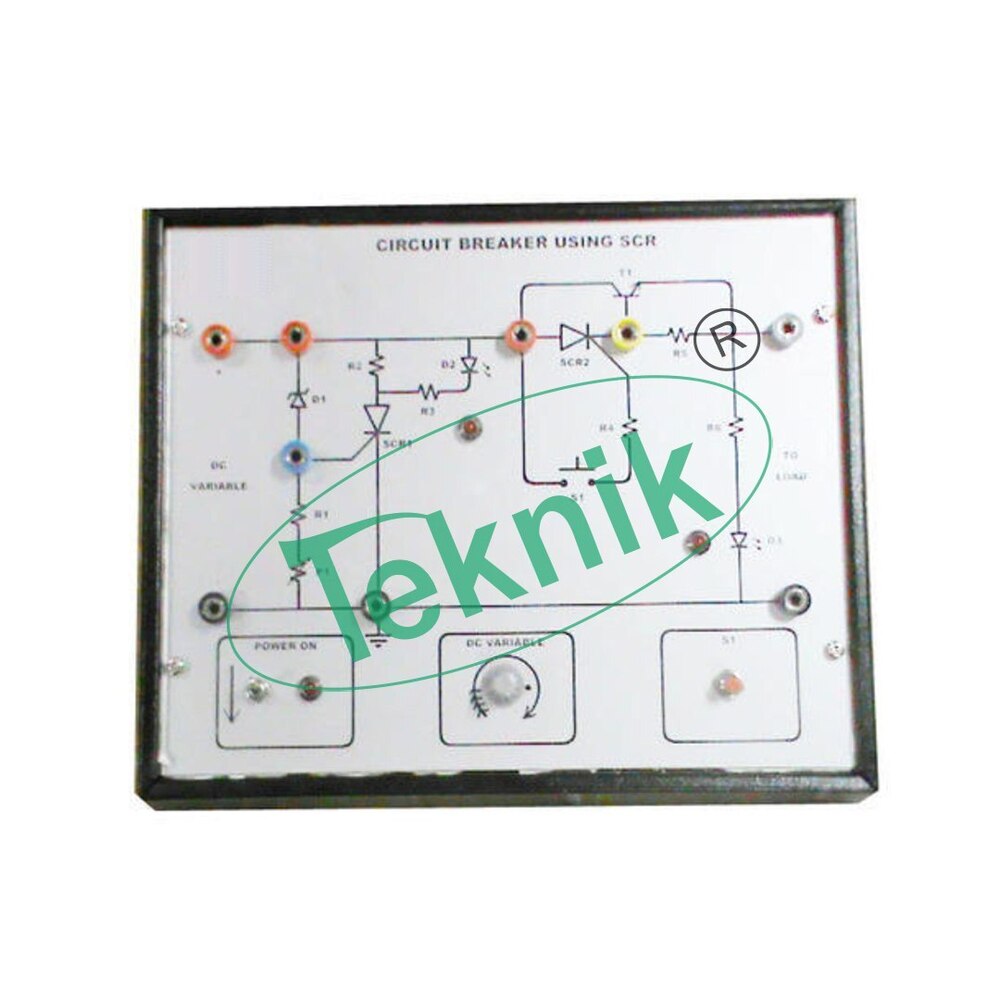 Dc Circuit Breaker Using Scr - 30v Dc, 100ma To 1.8a Adjustable Current | Electronic Crow Bar Over Voltage And Over Current Trip Training Board