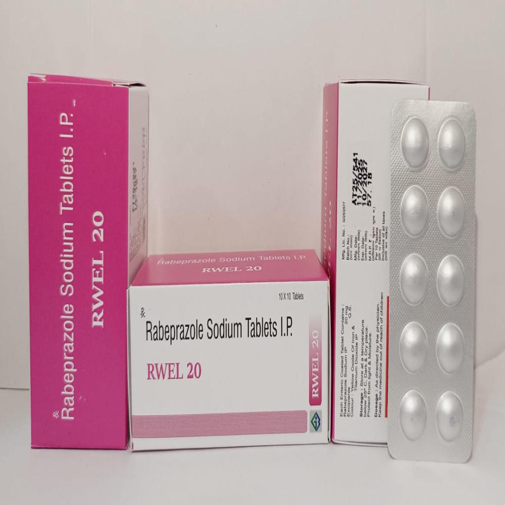 RWEL - 20 राबेप्राजोल टैबलेट्स