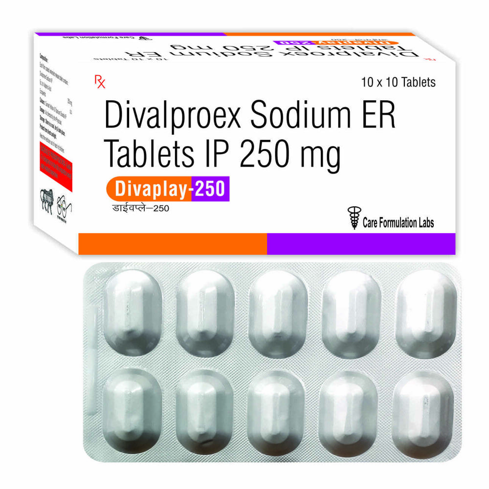 Extended Release tablet contains Divalproex Sodium IP Eq.to Valporic Acid 250 mg