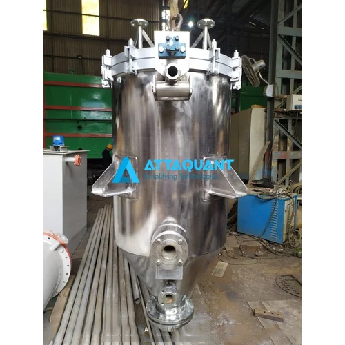 Ss Vertical Pressure Leaf Filter - Color: Silver