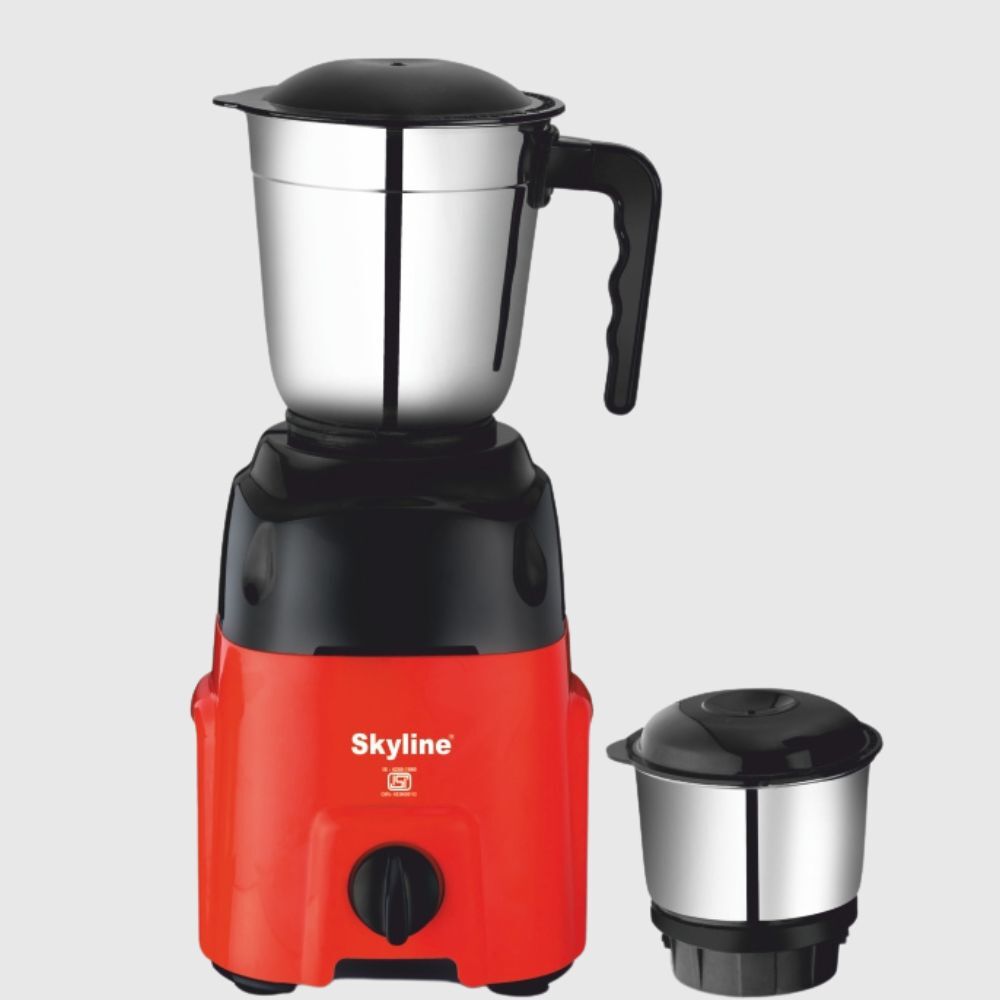 Skyline 550W Mixer Grinder with 2 Stainless Steel Jars | Tough & Reliable Kitchen Essential