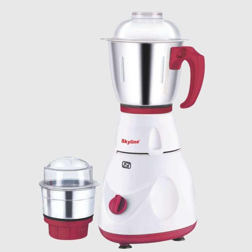 Skyline 550W Mixer Grinder with 2 Stainless Steel Jars | Power-Packed Kitchen Essential