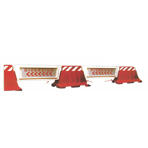 Lldpe Road Traffic Barriers - Color: Red