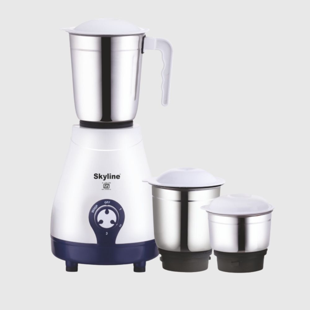 Skyline 600W Mixer Grinder with 3 Jars | Heavy-Duty Kitchen Performer