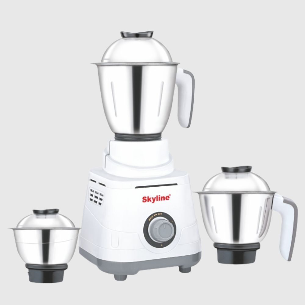 Skyline 750-Watt Mixer Grinder with 3 Jars  Power-Packed Performance for Every Kitchen