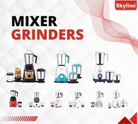 Skyline 750-Watt Mixer Grinder with 3 Jars  Power-Packed Performance for Every Kitchen