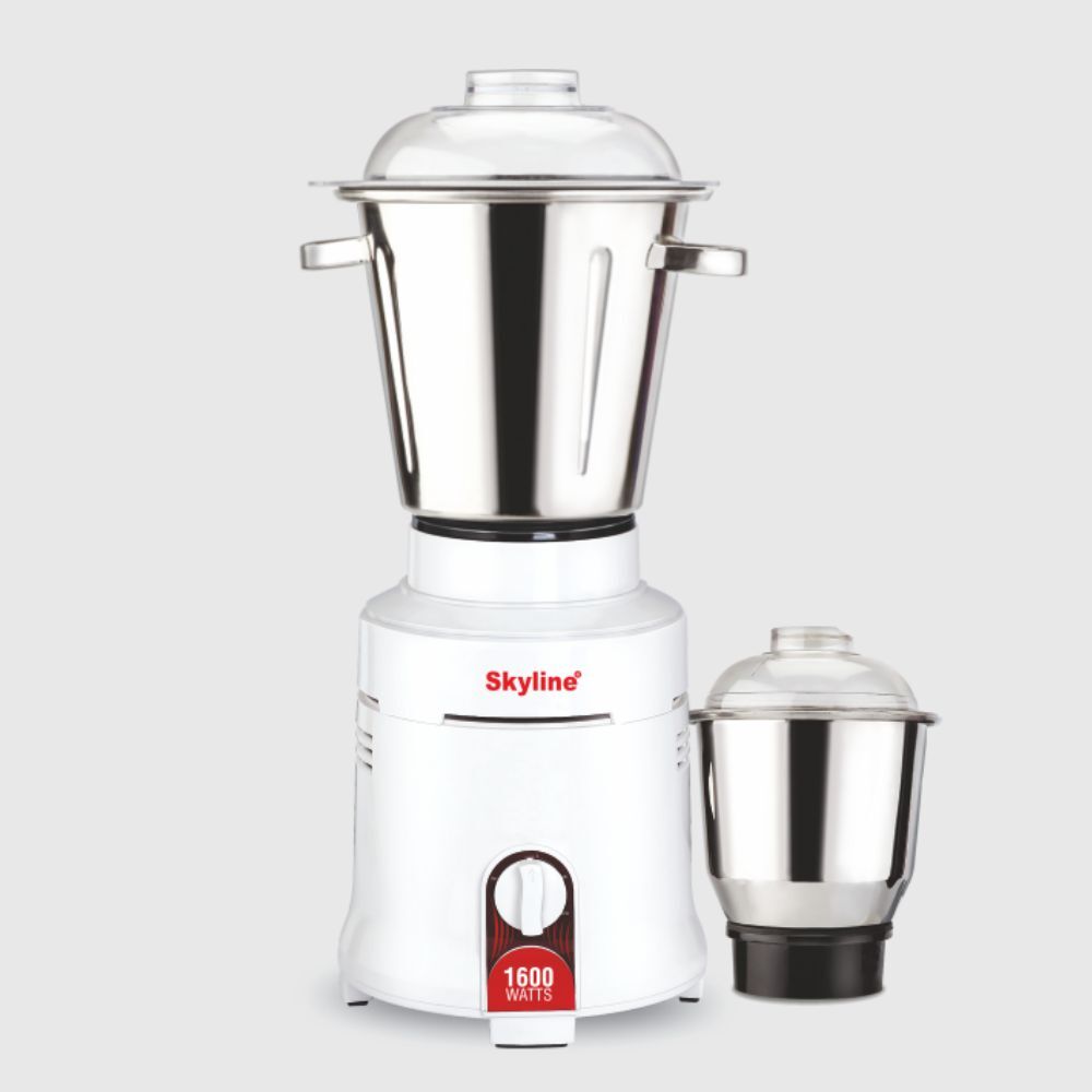 Skyline 1600-Watt Commercial Mixer Grinder with 2 Jars