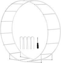 White Double-deck Garden Arch - Application: Decoration