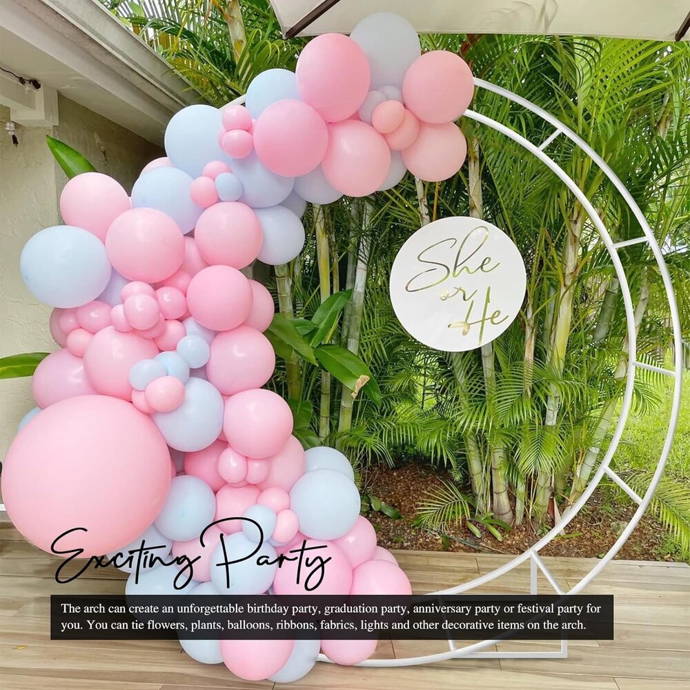 White Double-deck Garden Arch