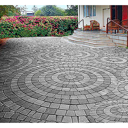 Classic Circular Pattern Flooring Paver Block - Color: Various Available