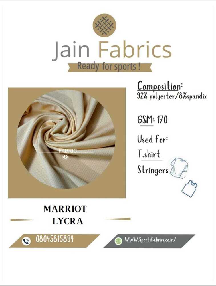 Marriot Lycra Fabric - Color: Multi Colour