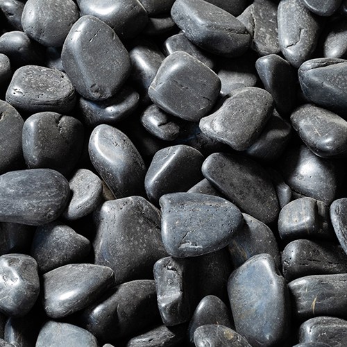 Black Pebbles - Artificial Stone Type: Solid Surface