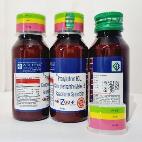 Snizgo - P Paracetamol Suspension - Drug Type: General Medicines