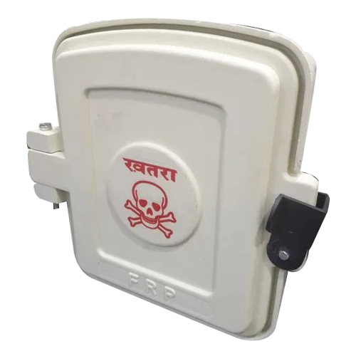 Frp Junction Box - High-quality Frp Material, Different Thicknesses Available | Sleek White Color, Plain Surface Treatment, Warranty Included