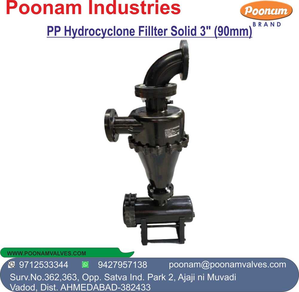 Pp Hydrocyclone Fillter - Application: Industrial