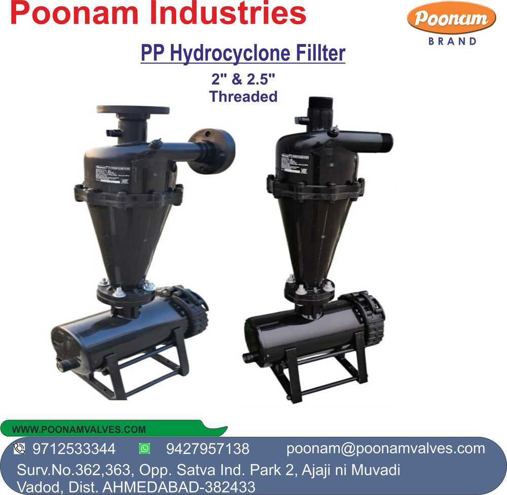 Pp Hydrocyclone Fillter - Application: Industrial