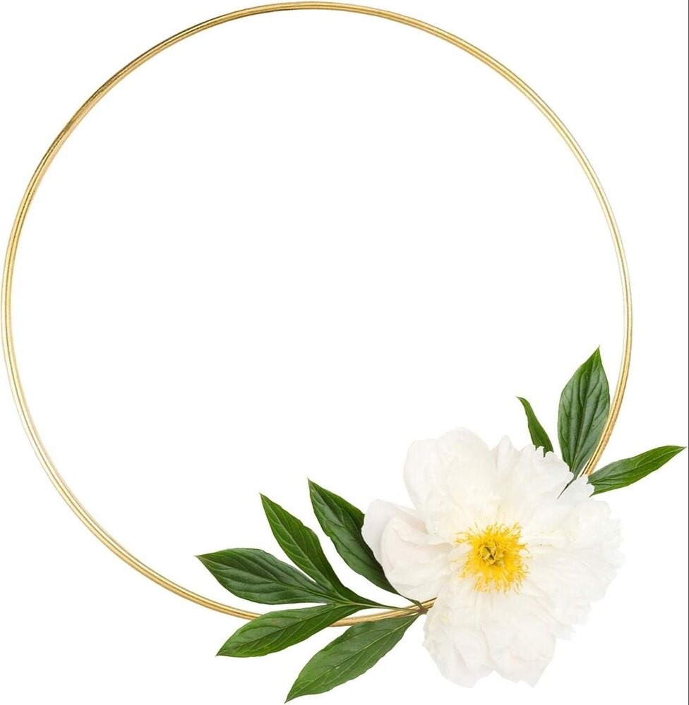 8 Pack Large Metal Floral Hoop Wreath Macrame Gold Hoop Rings(6 Inch8 Inch10 Inch 12 Inch)