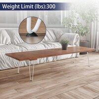 16 Inch Heavy Duty Hairpin Furniture Legs, Metal Home DIY Projects for Nightstand White 4PCS
