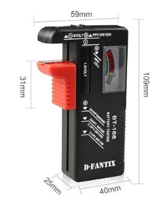 Battery Tester Bt-168 D-fantix