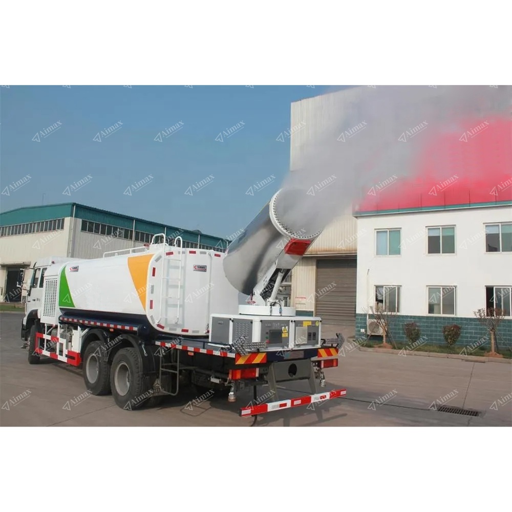 Truck Mounted Mist Cannon Fogger Dust Suppression System - Color: White
