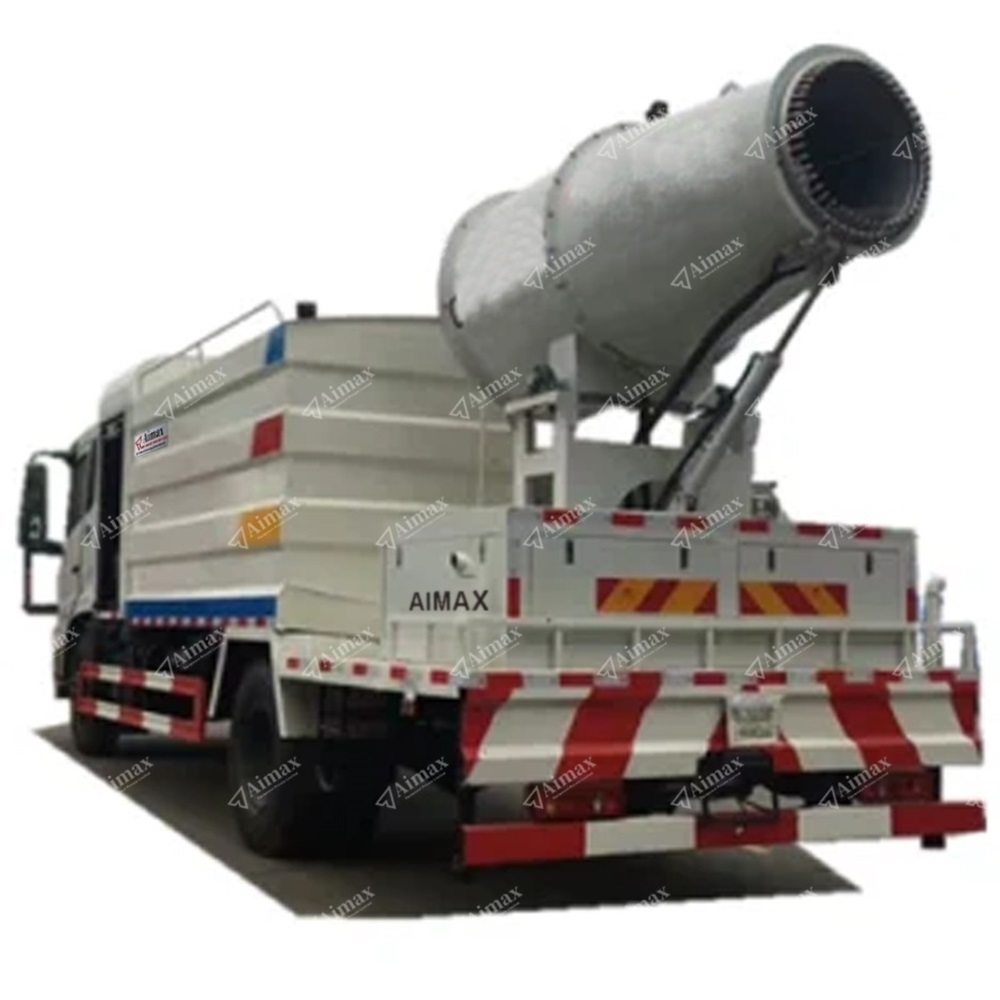 Truck Mounted Mist Cannon Fogger Dust Suppression System - Color: White