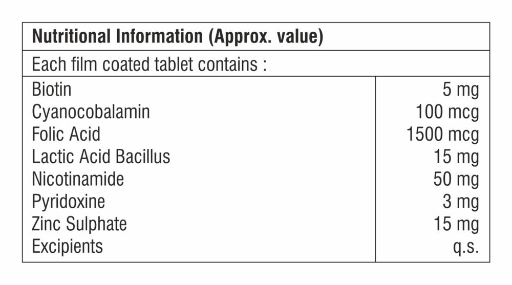 B-complex Tablet - Best Before: 18 Months