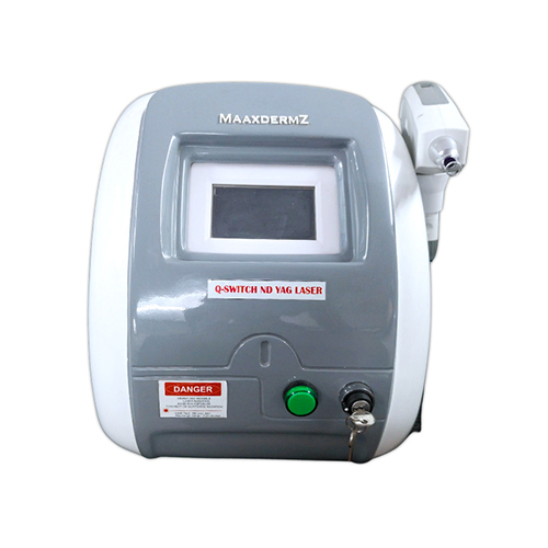 Portable Q-Switch Nd Yag Laser Machine - Color: White And Gray