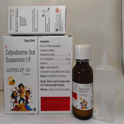 SUPERCEP- 50 Cefpodoxime Dry Syrup