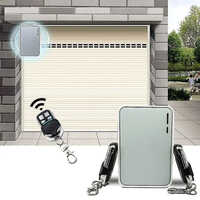Remote Rolling Shutter - Aluminum, Vertical Opening Pattern , Automatic Operation For Interior Insulation, Cream Color Finish