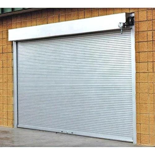 Industrial Aluminium Rolling Shutter - Color: Silver