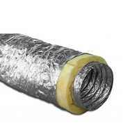 Aluminium Insulated Flexible Duct - Crimp Frequency: N/a