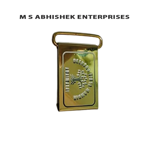 Steel Golden Polish Printing Buckle - Customized Size Pin Type Clasp High-Quality Metal & Steel Color As Per Requirement