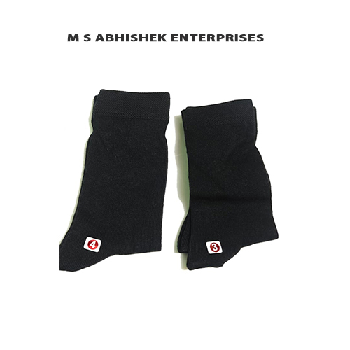 Full Cotton Black Socks - Color: Different Available