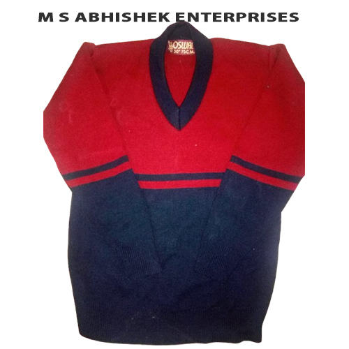 School Uniform Red Blue Daffodil Sweater - Color: Different Available