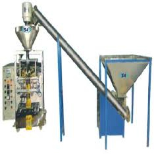 Pneumatic Auger Filler Machine - Application: Pouch Size: Will Be Informed By Customer  Speed:   25 - 30 Packs Per Minute According To Grams.  Probability Of Inaccuracy : + 1% To2%  Power: Single Phase