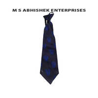 School Uniform Jacquard Logo Printed Tie - Color: Different Available
