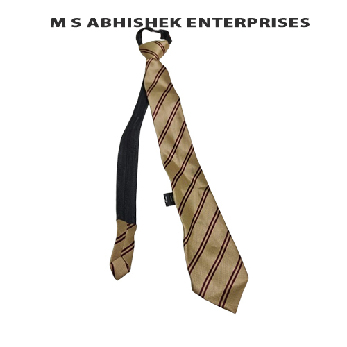 Jacquard Tie With Zip Ribbon - Color: Different Available